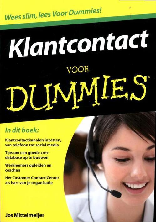 Klantcontact voor Dummies / Voor Dummies 9789043022019, Boeken, Economie, Management en Marketing, Zo goed als nieuw, Verzenden