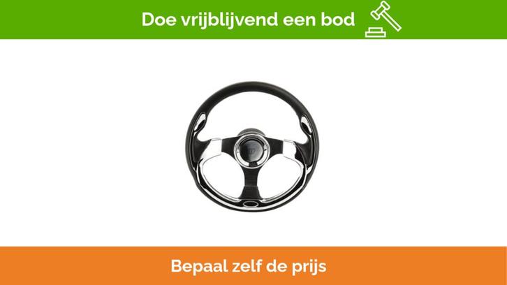Bieden: Vetus SWARG32 Argentus Chrome 320 MM Marine Steerin, Watersport en Boten, Bootonderdelen, Ophalen of Verzenden