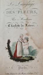 Charlotte De La Tour - Langage des Fleurs met handgkleurde, Antiek en Kunst