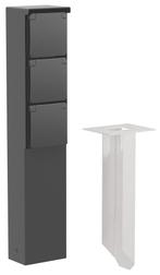 Buiten Ip55 Drievoudige Stopcontact Tuinpost Met Grondpen, Verzenden