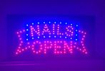 Nagels LED bord lamp verlichting nagel studio reclamebord #n, Huis en Inrichting, Verzenden, Nieuw