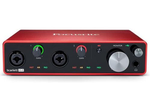 Veiling - Focusrite Scarlett 3rd Gen 4i4 - USB audio interfa, Audio, Tv en Foto, Professionele apparaten