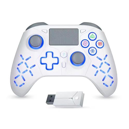 RGB Gaming Controller voor PS5 / PS4 / PC - Draadloze, Games en Spelcomputers, Spelcomputers | Overige, Nieuw, Verzenden