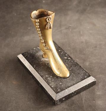 Antieke miniatuur laars - Houder voor lucifers - Conteneur -