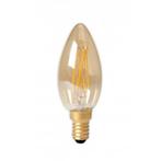 Calex LED volglas gloeidraad Kaarslamp 240V 3,5W 200lm E1..., Nieuw, Verzenden
