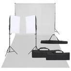 vidaXL Fotostudioset met verlichtingsset en achtergrond, Audio, Tv en Foto, Verzenden, Nieuw