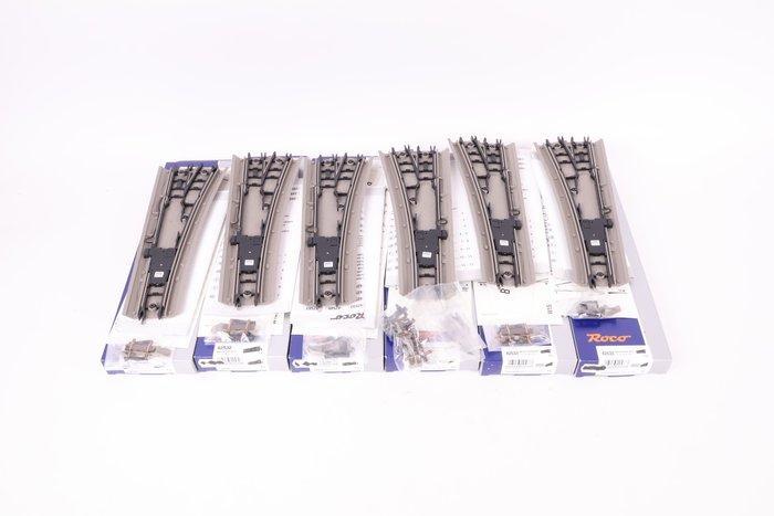 Roco H0 - 42532/42533 - Modeltreinsporen (6) - Zes Roco Line, Hobby en Vrije tijd, Modeltreinen | H0