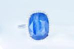 Zonder minimumprijs - Ring Platina - 17.85ct. tw. Saffier -, Nieuw