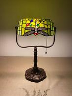 Tiffany Studio stijl bureaulamp Banker Dragonfly - Tafellamp