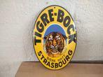 Tigre-bock bier strasbourg - Reclamebord - Emaille