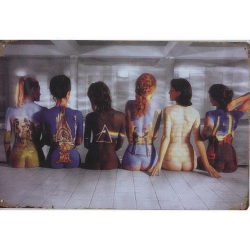 Wandbord- Pink Floyd Lady's With Albums - Dark Side Of The M, Verzamelen, Muziek, Artiesten en Beroemdheden, Poster, Artwork of Schilderij