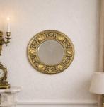 Spiegel - Messing, Koper - Napoléon III spiegel, Antiek en Kunst