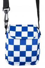 Tasje Blauw/Wit Geblokt, Hobby en Vrije tijd, Verzenden, Nieuw