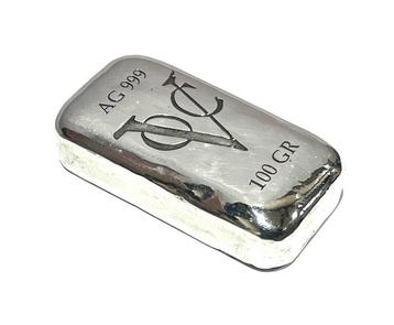 100 grammes - Argent .999 - VOC (Sans Prix de Réserve) beschikbaar voor biedingen