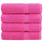 vidaXL Badhanddoeken SOLUND 4 st 600 g/m² 100x150 cm, Huis en Inrichting, Badkamer | Badtextiel en Accessoires, Verzenden, Nieuw