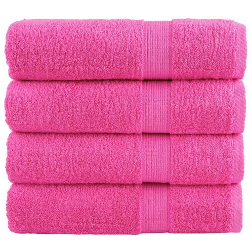 vidaXL Badhanddoeken SOLUND 4 st 600 g/m² 100x150 cm, Huis en Inrichting, Badkamer | Badtextiel en Accessoires, Nieuw, Verzenden
