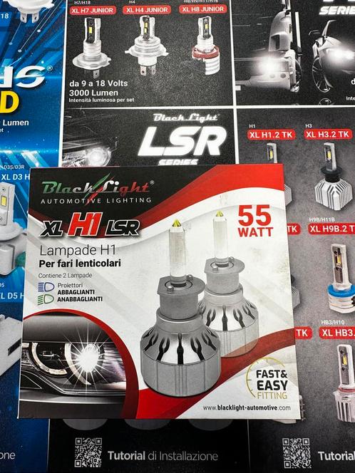 KIT DE PHARE LAMPES LED H1 12V 55W POUR PHARE XENON, Auto-onderdelen, Verlichting, Verzenden