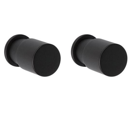 Set van 2 haken PIET BOON PB20 mat zwart, Doe-het-zelf en Bouw, Hang- en Sluitwerk, Klink of Kruk, Nieuw, Overige materialen