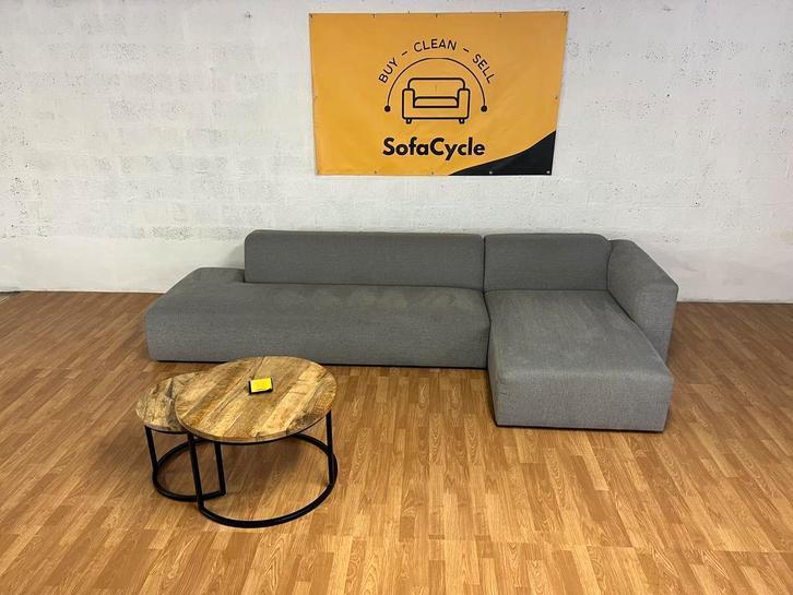 Grijze Moderne Hoekzetel, Huis en Inrichting, Zetels | Complete zithoeken, Nieuw, Ophalen of Verzenden