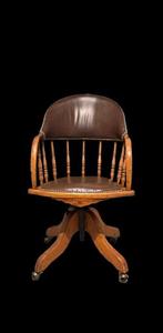 Verpan - Bureaustoel - Hout, IJzer, Leder - Windsor