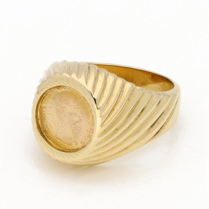 Ring - 18 karaat Geel goud - Munt, Bijoux, Sacs & Beauté, Bagues
