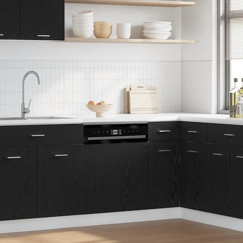 vidaXL Vaatwasserpaneel Lyon 60x1,5x67 cm bewerkt hout zwart, Huis en Inrichting, Kasten | Overige, Nieuw, Verzenden