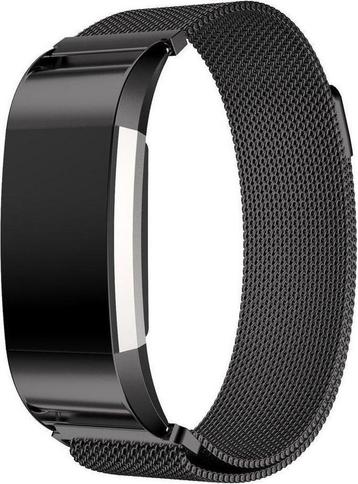 Just in Case armband - Black - Voor Fitbit Charge 2