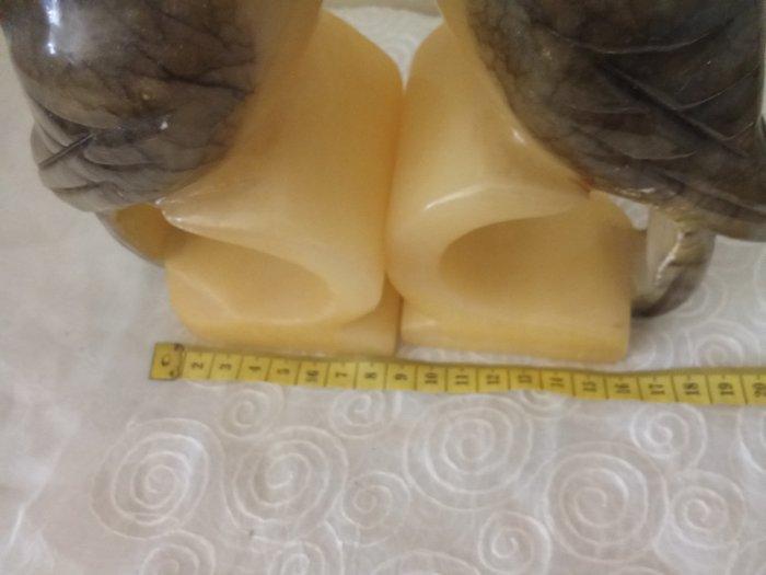 Boekensteunen (2) - Albast, Antiek en Kunst, Curiosa en Brocante