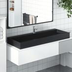 vidaXL Wastafel 120x46x11 cm gegoten mineraal/marmer, Doe-het-zelf en Bouw, Verzenden, Nieuw