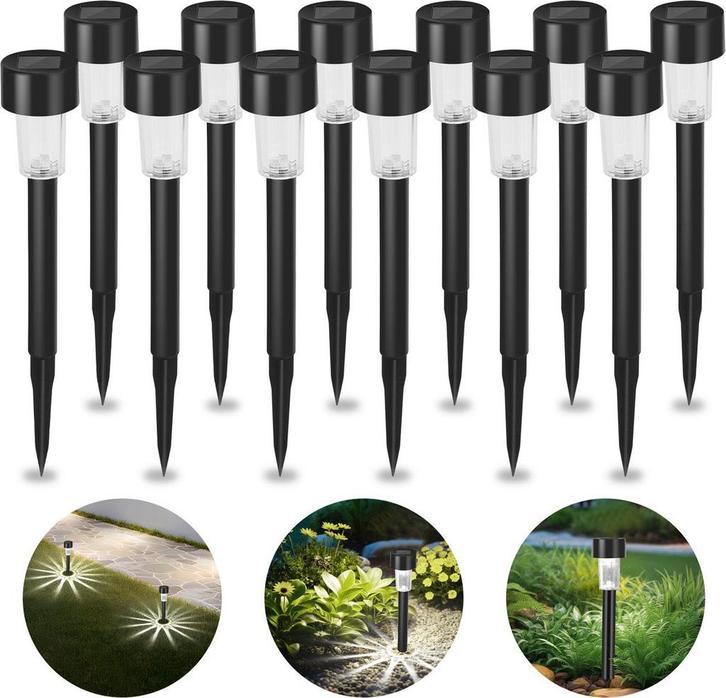 Aigostar Solar Tuinfakkels - 12 stuks - 29,5cm - Tuinverlich, Huis en Inrichting, Woonaccessoires | Overige, Verzenden