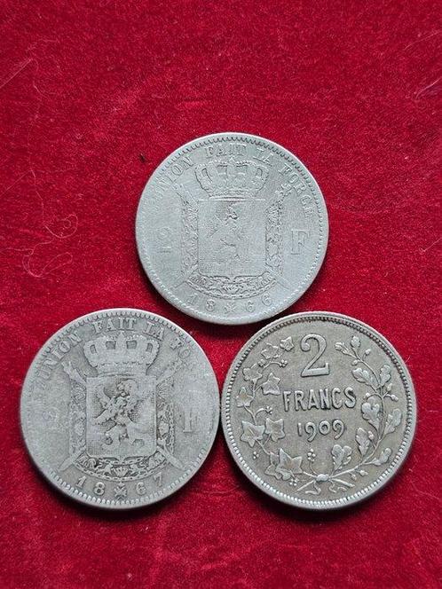 België. Leopold II. Lotje 1866-1909 (Zonder Minimumprijs), Postzegels en Munten, Munten | Nederland