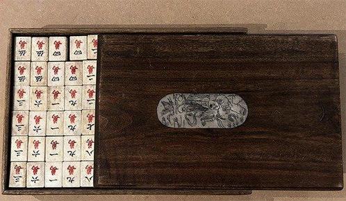 Jeu de Mahjong - Bambou, Os - Chine - XXe siècle, Antiek en Kunst, Antiek | Overige Antiek