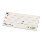 Carte détiquetage pour couvercle seau, 12x6cm, 20 p. -