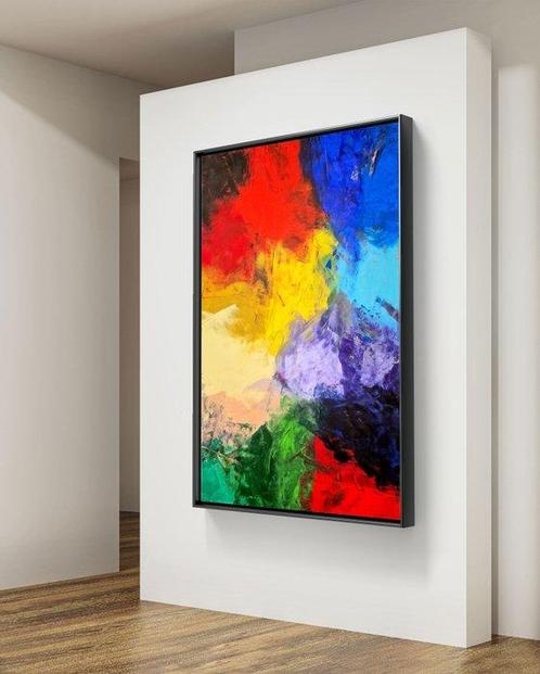 Micha Lenartowicz (Lenar) - Colorful Abstract - XXL, Antiek en Kunst, Kunst | Schilderijen | Modern