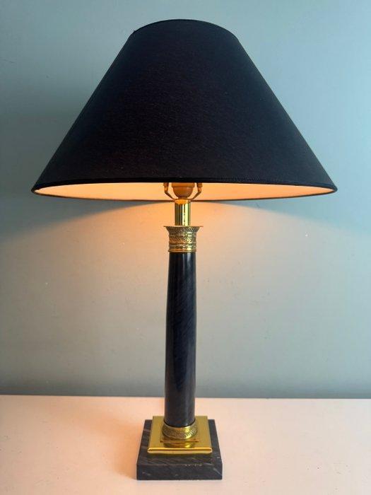 Tafellamp - Indrukwekkende Zware Vintage Empire Lamp in, Antiek en Kunst, Curiosa en Brocante