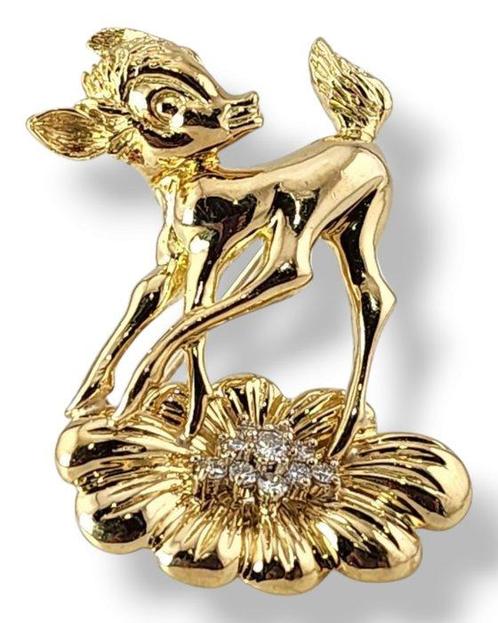 Broche - 18 carats Or jaune, Broche Disney en or 18 carats, Handtassen en Accessoires, Antieke sieraden