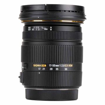 Sigma 17-50mm F/2.8 EX DC OS met garantie