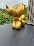 Statue, balloon dog gold - 28 cm - polyresine