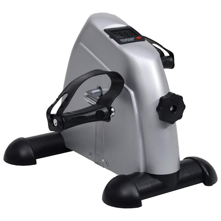 vidaXL Mini Hometrainer met plastic vliegwiel (zilver), Sport en Fitness, Fitnessapparatuur, Nieuw, Verzenden