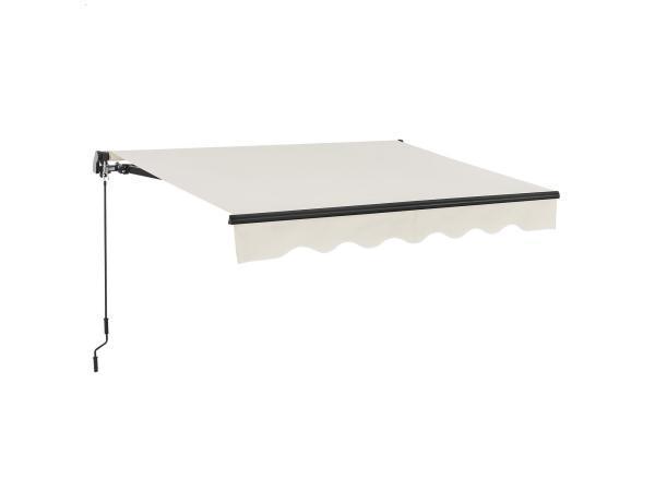 Veiling - Zonnescherm / Luifel - 350 x 300 cm - Beige, Caravans en Kamperen, Voortenten en Luifels, Gebruikt