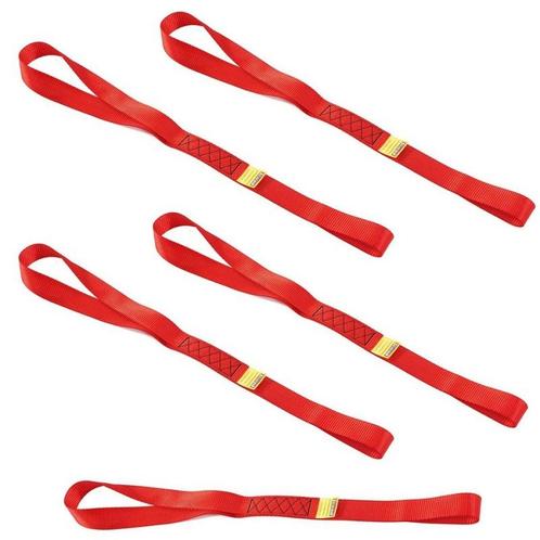 Set van 5 stuks spanbanden 60 cm met dubbele lus / sjorband, Doe-het-zelf en Bouw, Gereedschap | Overige machines, Ophalen of Verzenden