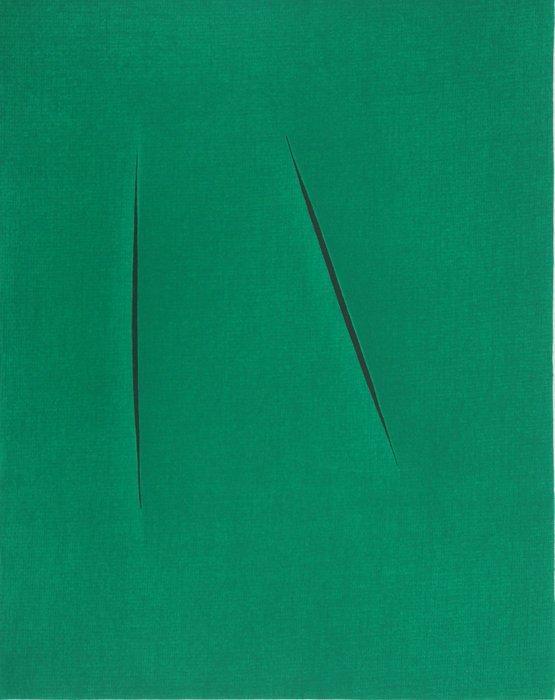 Lucio Fontana (1899-1968) - Concetto Spaziale, Antiek en Kunst, Antiek | Overige Antiek