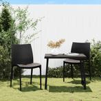 vidaXL Tuinstoelen 2 st 50x46x80 cm polypropeen, Tuin en Terras, Tuinstoelen, Verzenden, Nieuw