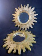 Spiegel  - twee vintage zon spiegels, Antiquités & Art