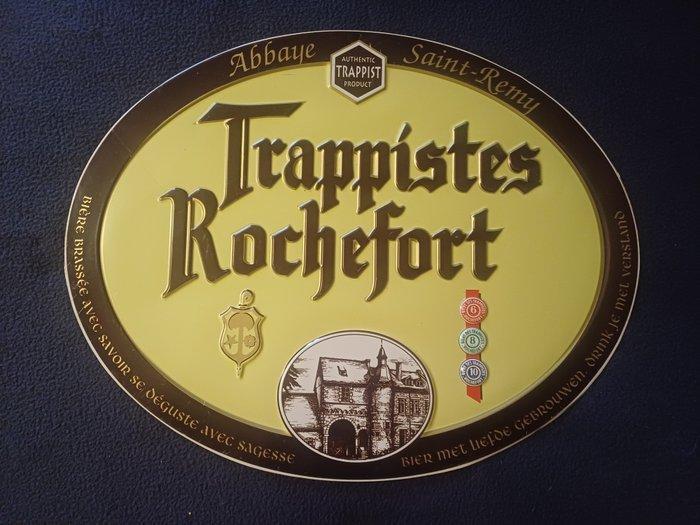 Rochefort - Trappistes Rochefort - Reclamebord - Tin, Metaal, Antiek en Kunst, Antiek | Wandborden en Tegels