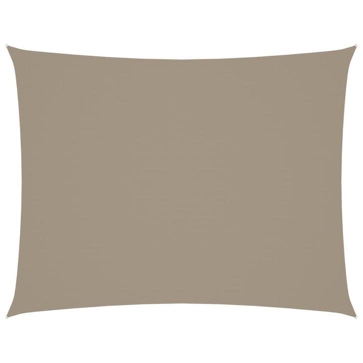 Groot Zonnescherm 4x5m Taupe | Retour Deal | Nu Voordelig!, Tuin en Terras, Zonneschermen, 250 cm tot 450 cm, Nieuw, Overige typen