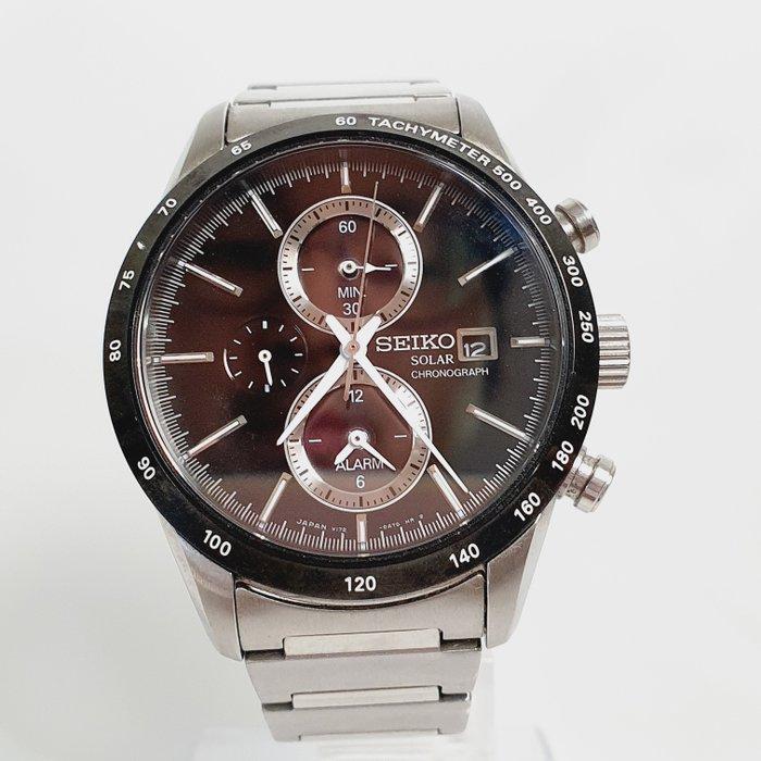 Seiko - Solar Chronograph - Zonder minimumprijs - V172-0AP0, Handtassen en Accessoires, Horloges | Antiek