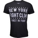 Bad Boy New York Fight Club T Shirt Donkergrijs Wit, Verzenden, Wit, Vechtsport, Bad Boy