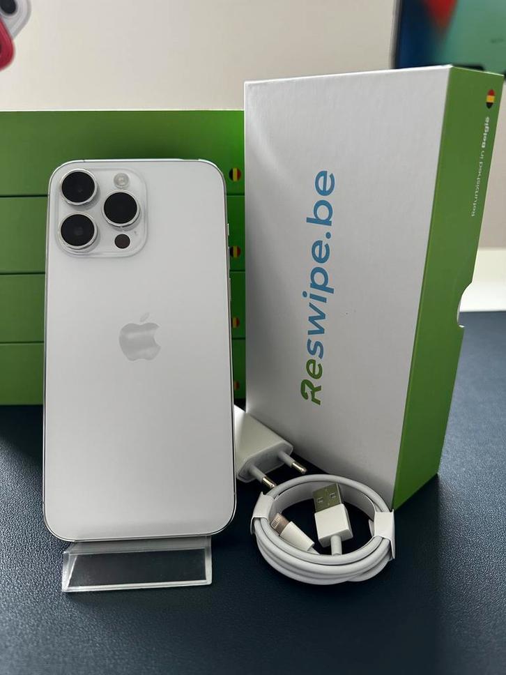 iPhone 14 Pro MAX 128GB 256GB Zilver +3 JAAR garantie!, Telecommunicatie, Mobiele telefoons | Apple iPhone, Zonder abonnement