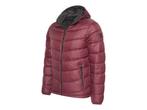 Veiling - Cappuccino Italia Hooded Puffer Jacket Burgundy -, Nieuw